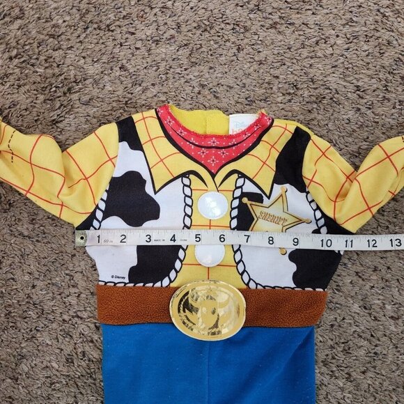 Disney Baby Woody Toy Story One Piece Halloween Costume Easy Open Boys 6-12M - Picture 9 of 12